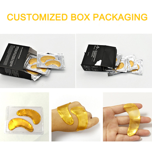 Hoja de colágeno dorado, parche <span class=keywords><strong>para</strong></span> máscara de <span class=keywords><strong>ojos</strong></span>, en forma de media luna, brillo hidratante, reduce las ojeras, se adapta perfectamente a <span class=keywords><strong>los</strong></span> <span class=keywords><strong>ojos</strong></span>, todo tipo de piel - Product Image 6