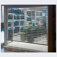 Meilleures Volets Roulants Électriques Modernes Transparentes en Polycarbonate, Étanches et Résistantes au Vent, pour Appartements et Supermarchés 1