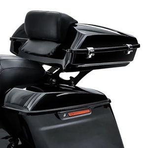 Baúl Tour Pak <span class=keywords><strong>de</strong></span> 10.7 Pulgadas con <span class=keywords><strong>Respaldo</strong></span>, Negro Brillante ABS, para Motocicletas Touring Road Street Glide 2014-2023, 40L - Product Image 2