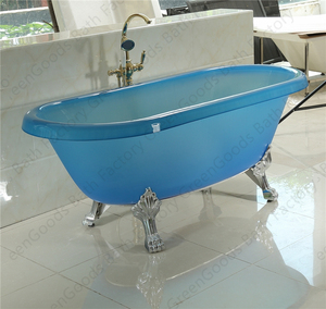 Bañera acrílica de estilo europeo, bañeras clásicas antideslizantes de cristal con patas de <span class=keywords><strong>gallo</strong></span> - Product Image 3