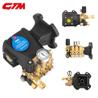 Bomba de Gasolina Eléctrica de Alta Presión GTM GPL-1507C, 150 bar, 200 bar, 2175 psi, 10.7 L/min, Máquina de Limpieza de Tuberías con Pistón Triple