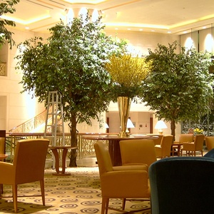 Precio de fábrica de plástico grande árbol Artificial <span class=keywords><strong>Bonsai</strong></span> Ficus de la estación - Product Image 4