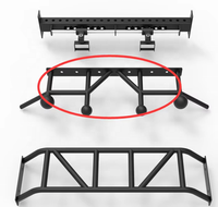 Crossmax Heavy-Duty 360 ° Manijas giratorias Esfera Grip Pull-Up Bar para Smooth Chin-Ups Muscle-Ups Función de seguridad para uso en el gimnasio en casa