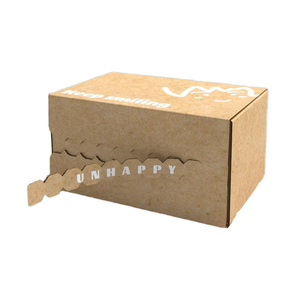 Custom Corrugated Paper <b>Box</b> UV Coating Recycled Material Folder Packaging <b>Box</b> for Gift Shipping Cosmetic - Product Image 1