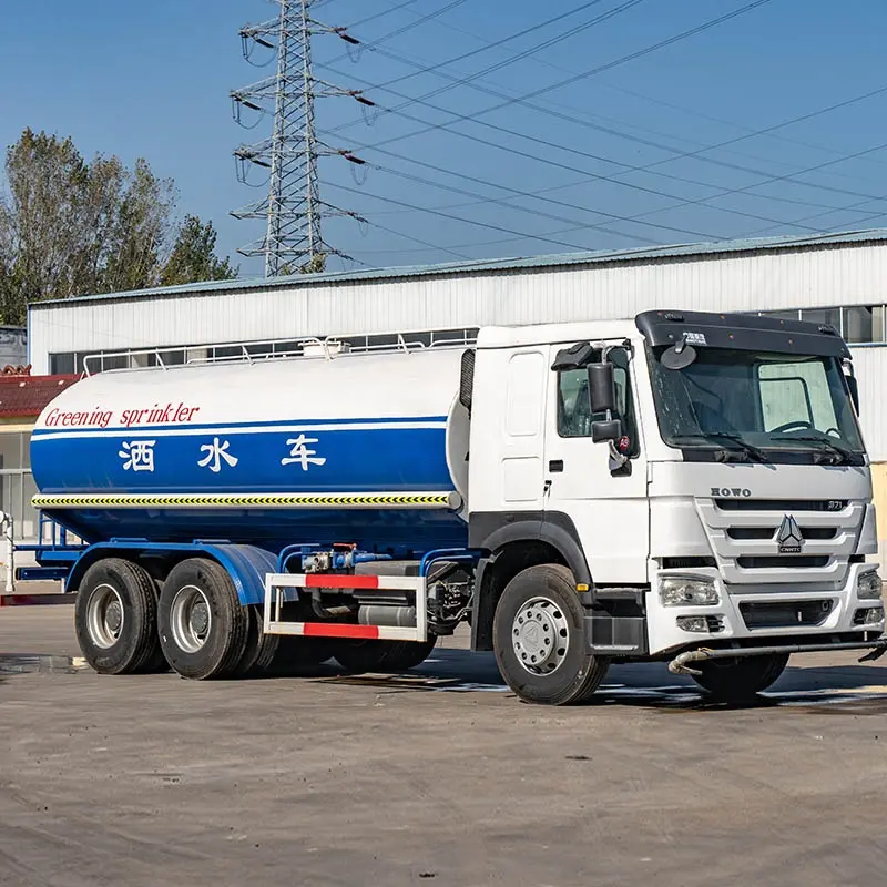 Sinotruk HOWO Road Sprinkler Sanitation Vehicle 20000/30000L 6X4 Heavy Duty Milk Drinking Water water tank Truck