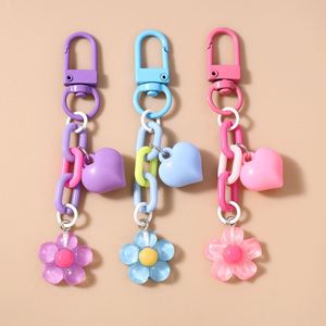 Nouvelle mode : Porte-clés étanche en résine motif fleur de cerisier, pendentif, accessoires, breloque de sac, étui pour écouteurs, cadeaux, porte-clés - Product Image 1