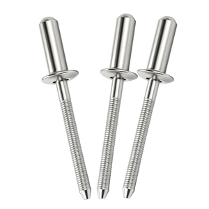 100 pièces Rivets aveugles à tête ronde fermée en acier inoxydable 304, passivés et scellés, M3.2-M6.4, ODM/OEM - Product Image 5