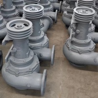 Pompa Kerikil Nigeria Mali 6 8 10 Inch, Pompa Pasir Hisap Tunggal Berbahan Besi Cor