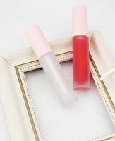 Maquillage cosmétique personnalisé emballage rose couleur brillant à lèvres avec brosse vide lipgloss