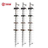 Desbloqueo montado en la pared gafas ópticas gafas Sunglass Boards Panel Display Rack Stand Eyewear Display Stand