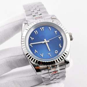 Montres mécaniques automatiques pour hommes, de qualité supérieure, OEM, personnalisées, avec mouvement NH35 amélioré, chiffres arabes, vente en gros - Product Image 3