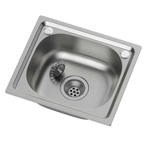 Évier de Lavage Autoportant <span class=keywords><strong>Moderne</strong></span> en Acier Inoxydable à Bac Unique pour Cuisine Commerciale de Restaurant, Hôtel, Extérieur ou <span class=keywords><strong>Jardin</strong></span> Portable - Product Image 6