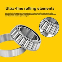 Roulements à rouleaux coniques à une rangée pour une utilisation automobile 32205 32206 32207 32208 32209 32210 Sept types disponibles