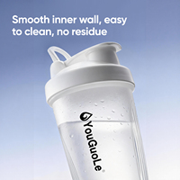Botella Deportiva Ecológica de Plástico con Logotipo Personalizado para Adultos, 600 ml, a Prueba de Fugas, para Beber Directamente, Regalos Promocionales