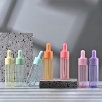 Fabricants de bouteilles, 5 ml, 10 ml, 15 ml, 20 ml, mini bouteille en verre de couleur macaron pour huile essentielle, emballage d'essences cosmétiques