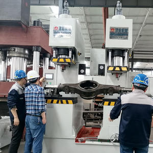 Экспортная качественная двухстанционная Сервосистема управления гидравлическим прессом для калибровки балансировочной балки автомобиля - Product Image 2