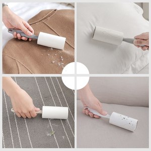 Rodillos <span class=keywords><strong>Quitapelusas</strong></span> para Pelo de Mascotas, Juego de Removedores de Pelo de Mascotas Extra Adhesivos, Cepillo para Eliminar el Pelo de Perros y Gatos de Ropa y Muebles - Product Image 5