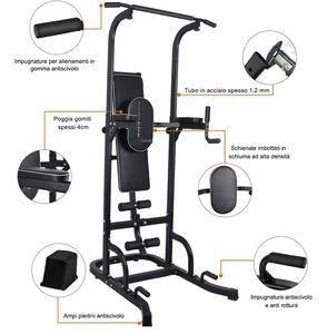 <span class=keywords><strong>Torre</strong></span> de tracción multifunción caliente altura ajustable Estación de inmersión de alta resistencia <span class=keywords><strong>torre</strong></span> de tracción de Fitness <span class=keywords><strong>con</strong></span> <span class=keywords><strong>Banco</strong></span> sentado - Product Image 6