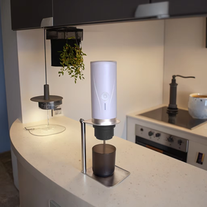 Cafetera Inteligente Portátil Totalmente Automática, Programable, con Base, para Hogar, Hoteles, Autos, Exteriores, Alimentación USB, Aluminio - Product Image 1