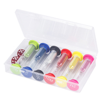 Mini minuteur de sable coloré unique en plastique pour enfants, idéal pour les jeux de société