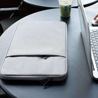 Funda Impermeable para Portátil de Gran Capacidad, Bolsa de Ordenador Oxford con Bolsillo, Funda Vertical de 11.6-15.6 Pulgadas para Macbook