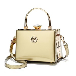 Kadın çok fonksiyonlu taşınabilir PU deri çanta lüks Insbag akşam yemeği için omuzdan askili çanta boncuk dekorasyon parlak bir atmosfer - Product Image 3