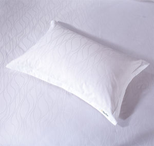Almohada de cama de <span class=keywords><strong>plumas</strong></span> de Hotel Hilton de 5 estrellas, almohada para dormir con inserto de microfibra de algodón, almohada suave para el cuello con relleno de algodón 100% - Product Image 3