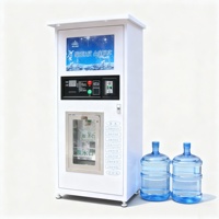 La máquina expendedora de agua de autoservicio las 24 horas vende agua purificada para áreas comunitarias y públicas con opciones de pago múltiple