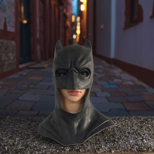 Máscara de Murciélago de Halloween con Capucha para Hombre Adulto Cubierta Completa de Superhéroe Dark Knight Rises Accesorio para Disfraz de Cosplay - Product Image 6