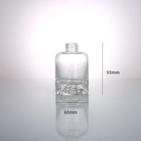 Bouteille vide de diffuseur à bâtonnets en verre de 120 ml pour parfum d'ambiance de luxe personnalisé avec bouchon