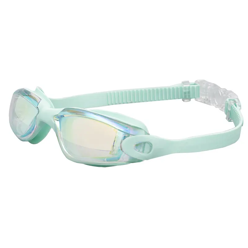 Óculos de água para natação antiembaçante, proteção UV, sem vazamento, visão clara, fácil de ajustar, para adultos, homens, mulheres e adolescentes