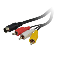 Kabel AV Berkualitas Tinggi 9 Pin Audio Video untuk SEGA Mega Drive 2 Genesis 2 dan untuk Mega Drive 3 Genesis 3
