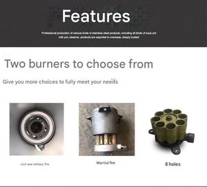 Cuisinière à gaz commerciale haute pression en acier inoxydable pour cuisson à feu vif, idéale pour mijoter, faire bouillir et frire les ingrédients en grande quantité - Product Image 4