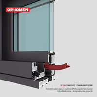 Ventana Abatible de Aluminio OPUOMEN NFRC con Ahorro Energético Mejorado y Resistencia a Huracanes para Hogares Modernos