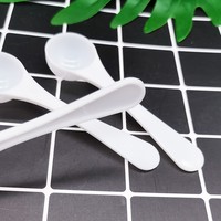 Cuillères doseuses à long manche en PP de qualité alimentaire, blanches, 2g 4ml, pour café, aliments pour animaux, céréales, protéines, épices, poudre, liquides