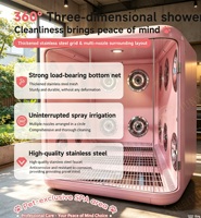 Kiosque de lavage d'animaux sans surveillance 24h/24, machine automatique de bain pour chiens, équipement de toilettage pour animaux à température constante
