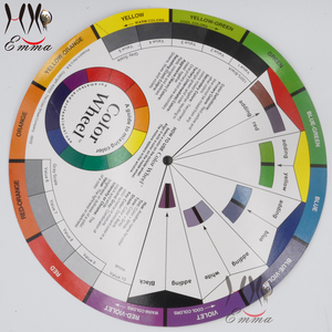 Tatuaggio guida ruota dei colori per il sopracciglio pigmento per il labbro trucco permanente tavolozza di colori misti ruote guida arte classe di insegnamento strumento - Product Image 6