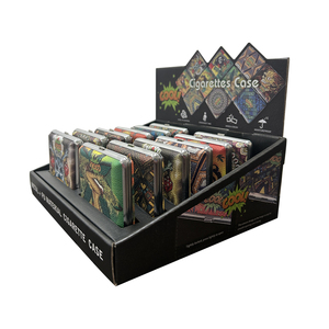 Chất lượng tốt thuốc lá trường hợp cho giữ 20 cái thuốc lá hiển thị hộp đóng gói chấp nhận tùy chỉnh logo và đóng gói kim loại trường hợp - Product Image 2