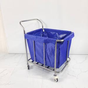 <span class=keywords><strong>Chariot</strong></span> à <span class=keywords><strong>linge</strong></span> sale médical à 3 niveaux avec sac anti-fuite pour hôpitaux, cliniques, maisons <span class=keywords><strong>de</strong></span> retraite Gère le <span class=keywords><strong>linge</strong></span> sale/déchets - Product Image 3