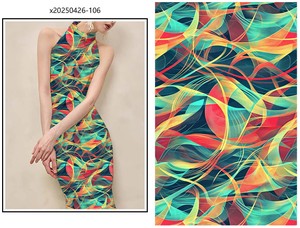 Tela de Rayón 100% de Alta Calidad para <span class=keywords><strong>Vestidos</strong></span> de Mujer - Product Image 5