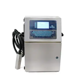 Online-Schnelldruckmaschine für kleine Zeichen Tintenstrahldruck für Flasche Drahtkabel Plastiktüte Datum Kodierung Druck Cij-Druckermaschine