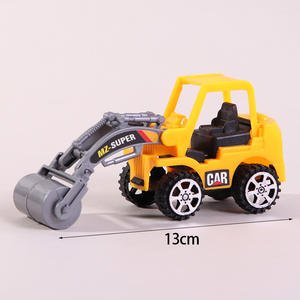 6 ensembles de jouets de tracteurs pour garçons, fournitures de décoration de gâteaux, voitures, ornements de poupées, <span class=keywords><strong>Oh</strong></span> bébé, joyeux anniversaire, excavateurs, décoration de gâteau - Product Image 4