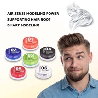 Pommade Coiffante Gel 150g Fixation Forte Style Rétro Grand Effet Coiffure Arrière Huile-Cire pour Cheveux