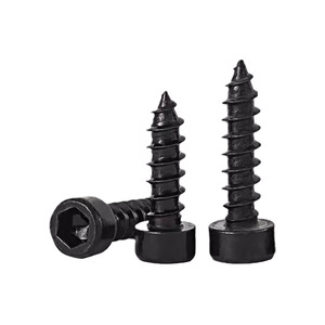 Cylindrical Head Hex Socket Tapping Screw M3 M4 M5 Metric Grade 8.8 For Wood Fasteners - Product Image 1