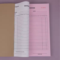 Carnet de factures et de reçus autocopiants personnalisé en gros pour usine, 2 feuillets, 50 sets, papier commercial, facture proforma imprimée