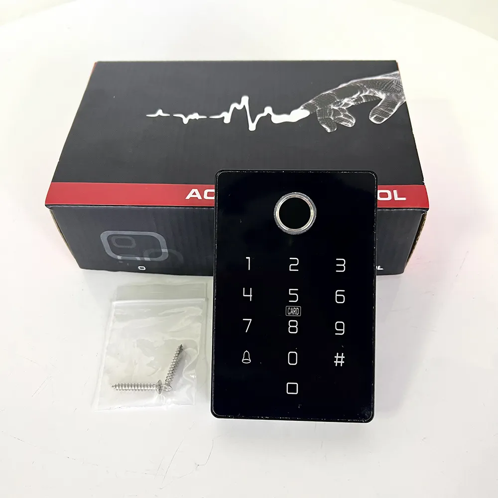125 Khz Berührungsbildschirm RFID-Zugangskontrolle Wiegand mit Kennwort und Kartenleserfunktion für Tür-Aufzug-Verwendung