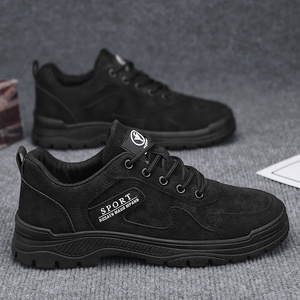Chaussures pour hommes Printemps Chantier Antidérapantes Résistantes à l'usure Loisirs Sports Protection du travail Semelles en caoutchouc Doublure en maille - Product Image 3