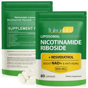 हैनलैब्स स्किनकेयर उत्पाद एंटी एजिंग natinamide रिबोसाइड पूरक सर्वश्रेष्ठ 900 मिलीग्राम कॉम्प्लेक्स लिपोसोमल नाक कैप्सूल - Product Image 1