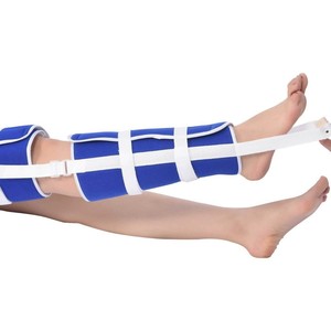 Attelle de maintien et de traction pour membre inférieur en éponge bleue, avec support de mollet et sangle d'étirement, tailles SML - Product Image 2