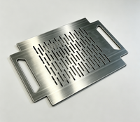 Brasero de camping portable et pliable en acier inoxydable, foyer à bois détachable avec grille de barbecue pour camping-car et fêtes en plein air